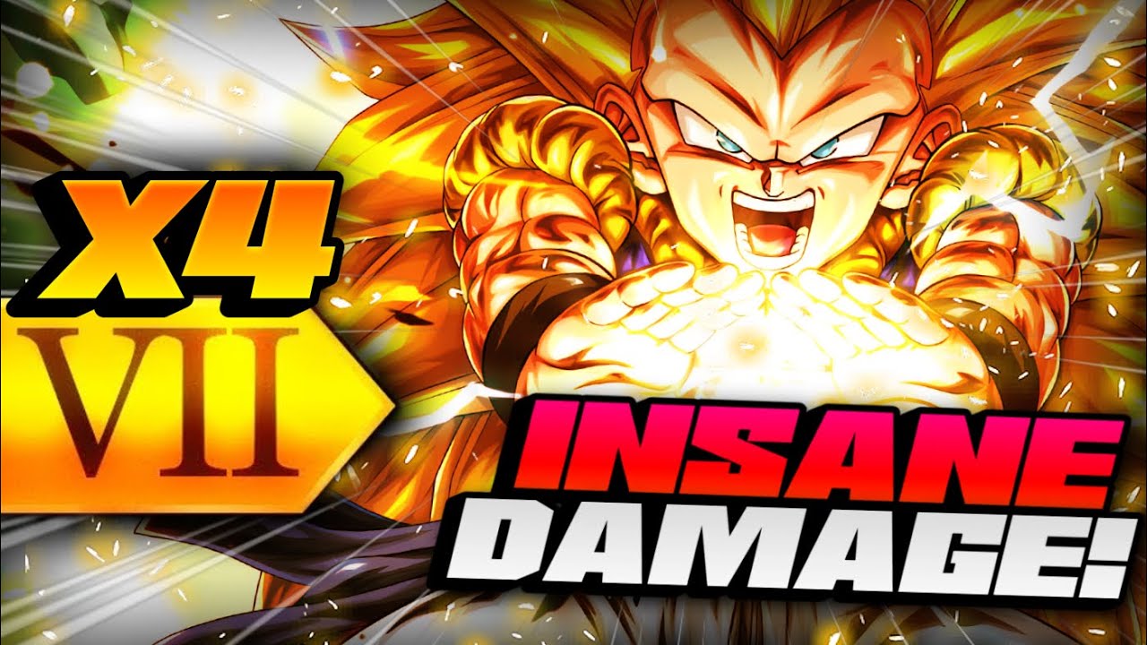 БЕЗУМНЫЙ УРОН! 4x Zenkai Buffs LF SSJ3 Gotenks! (Dragon Ball LEGENDS)