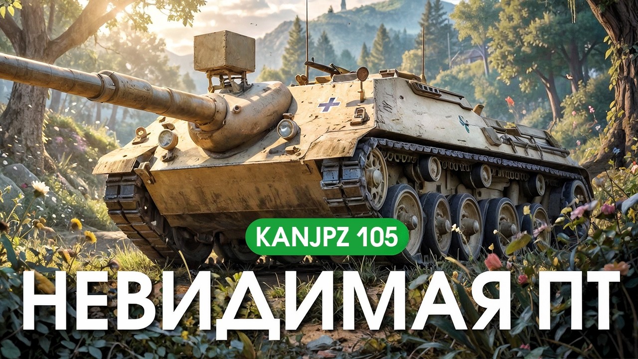 KANJPZ 105 КУСТ НА КОЛЕСАХ В МИРЕ ТАНКОВ