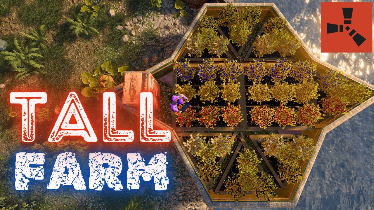 The EASIEST Tea Farm - Rust Base Tutorial - Verticali-Tea II