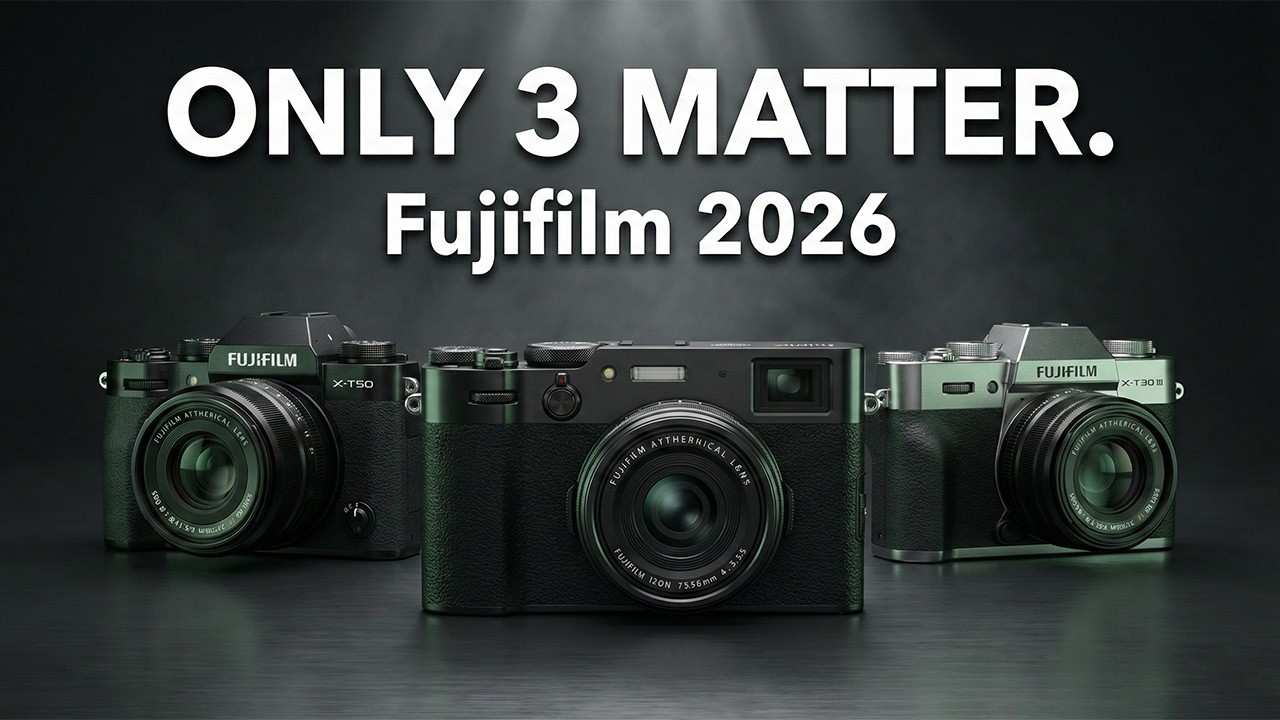 Топ-3 фотоаппаратов Fujifilm, которые ОБЯЗАТЕЛЬНО нужно купить в 2026 году!