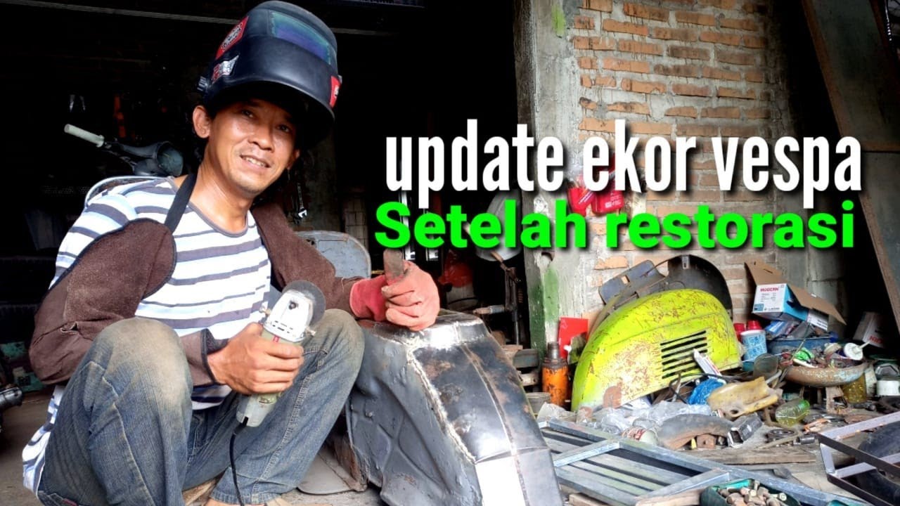 Update Ekor Vespa setelah restorasi // Vespa Sprint 76