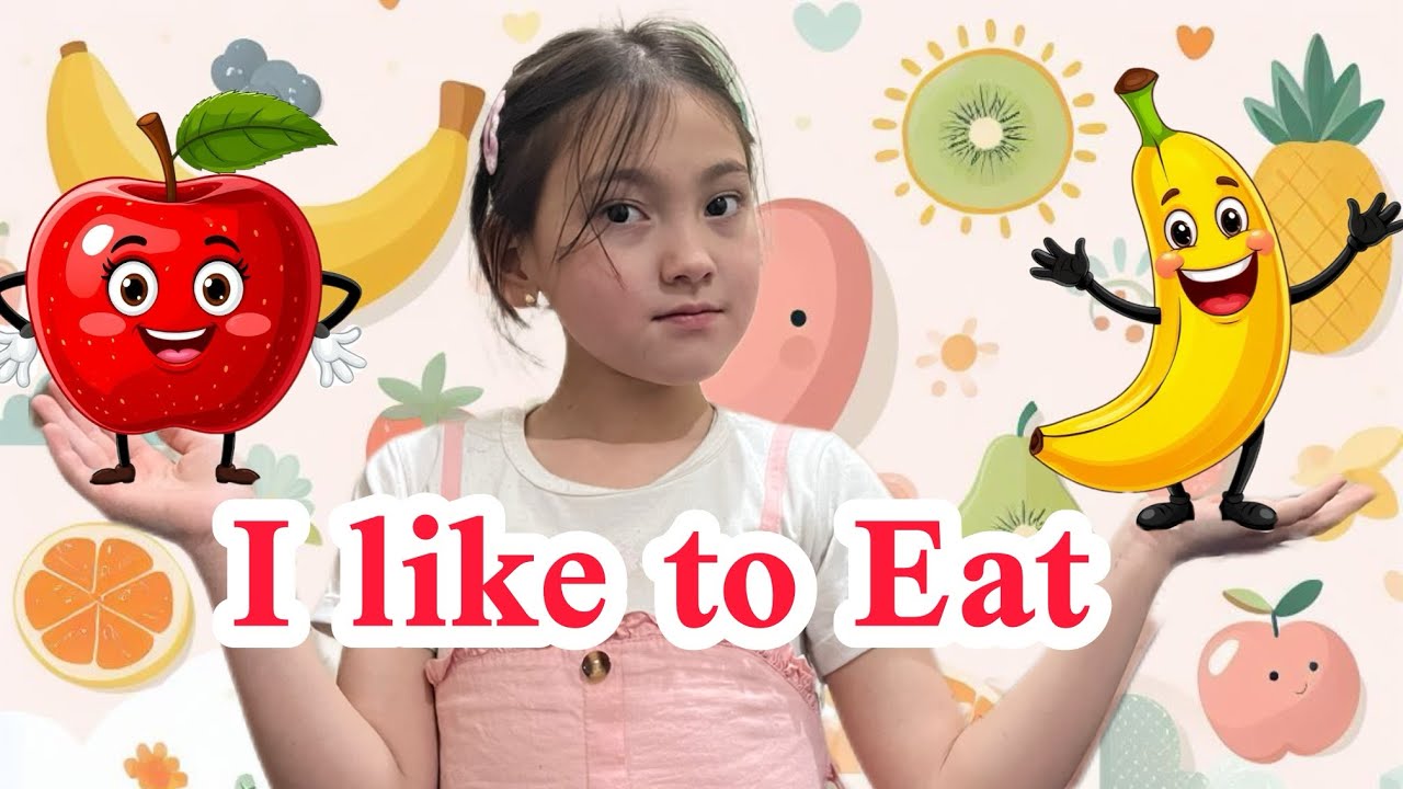 I Like to Eat Apples And Bananas 🍎🍌| Fun Vowel Song for Kids