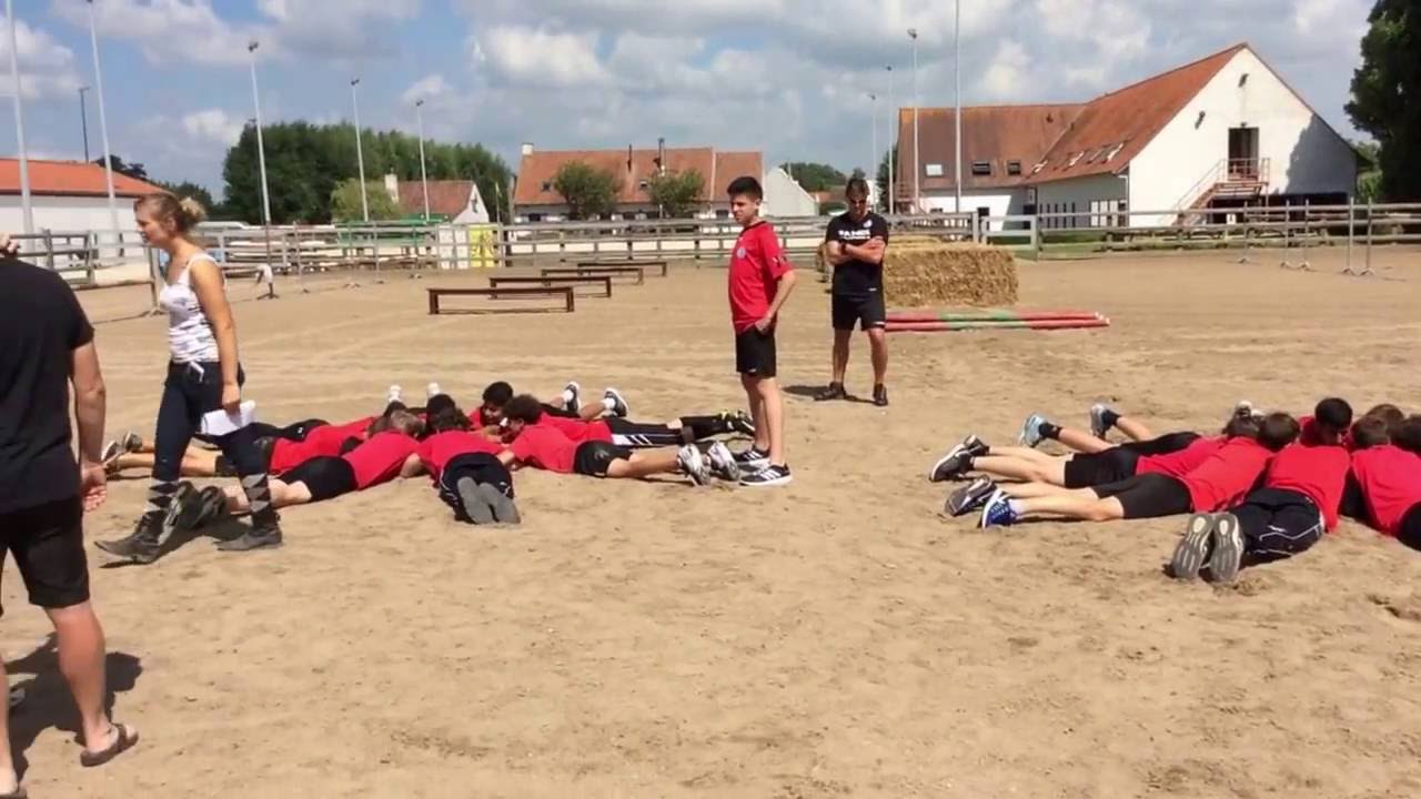 Teambuilding te Sport Vlaanderen Woumen