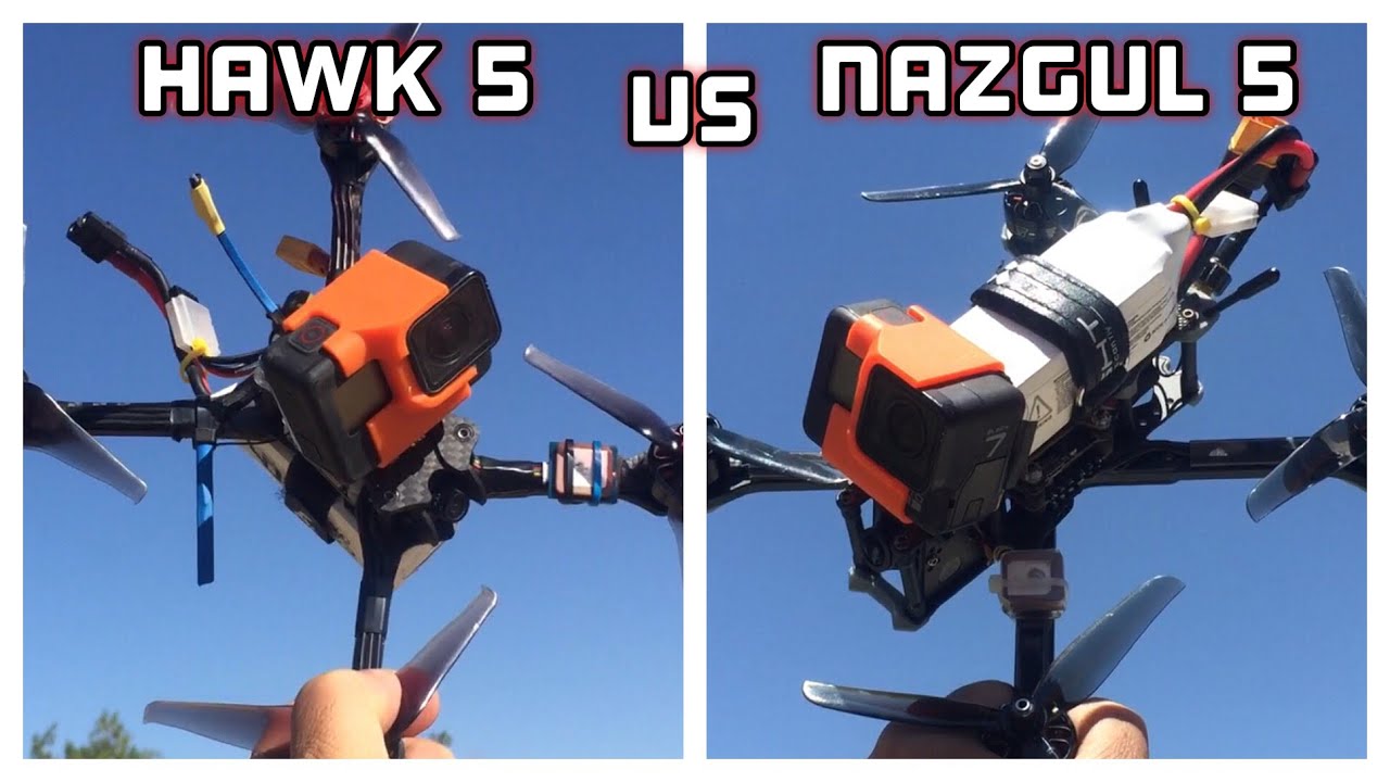 Emax Hawk 5 vs iflight Nazgul 5 FPV Escape