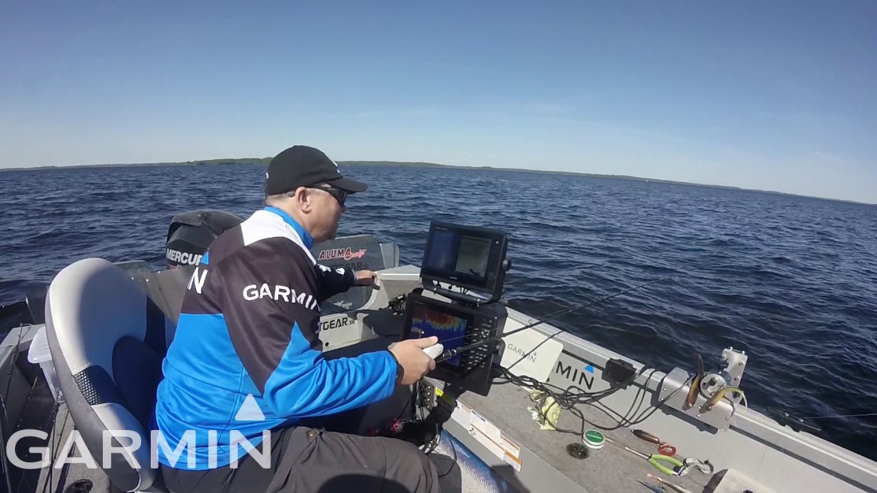 Fishing zander with Garmin panoptix
