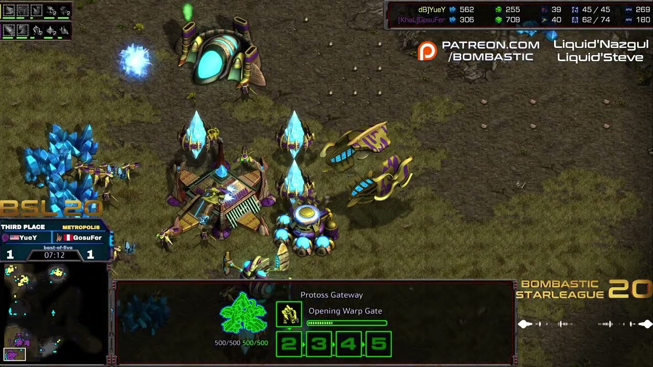 BSL 20 Hasuleague 3rd 4th Place Match Yuey Z v Gosufer P Game 3