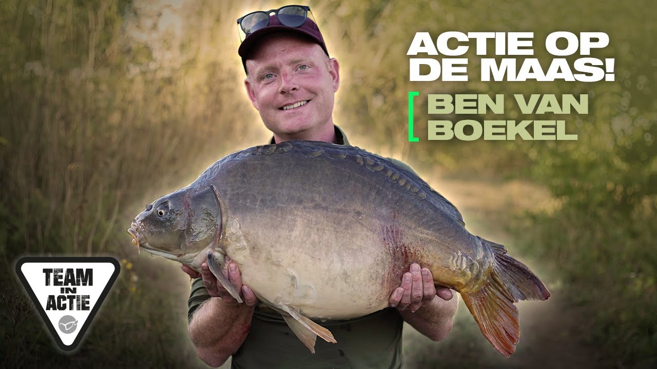 Beginnen met karpervissen op een rivier - Team Korda in actie - Ben van Boekel
