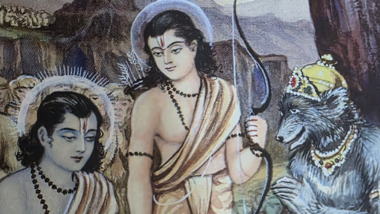 @किष्किंधा कांड @रामायण # प्रभू श्रीराम व मारोती यांची पहिली भेट.