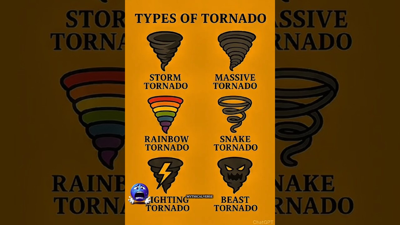 🌎 DISCOVER TYPES OF TORNADO 🤯 | Part 1