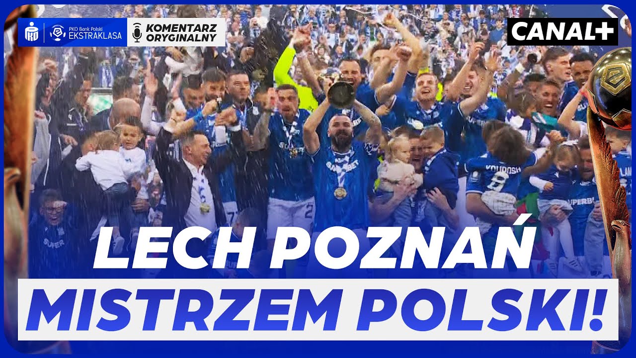CELEBRACJA LECHA POZNAŃ ZA MISTRZOSTWO POLSKI W SEZONIE 2024/2025!