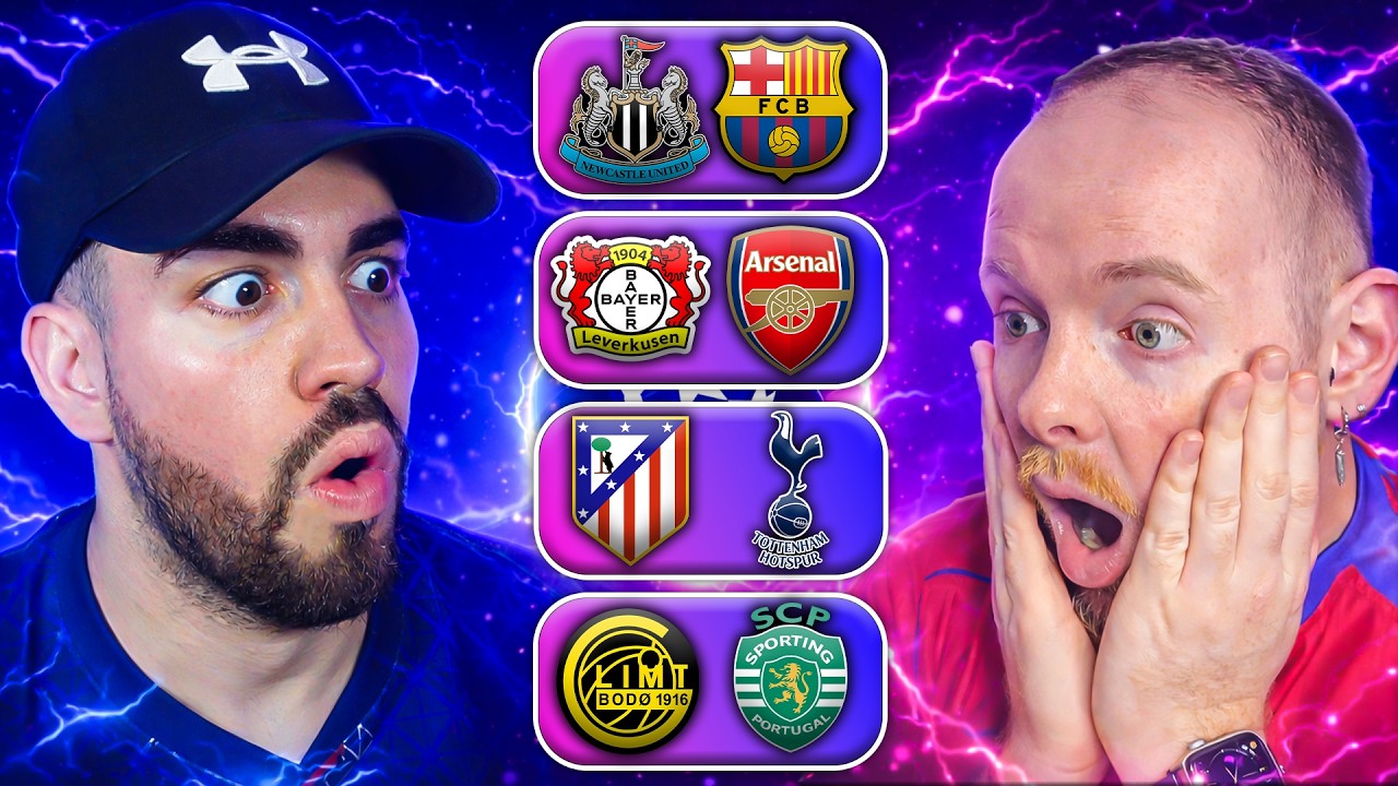 Nos PRONOS LDC 8e | Newcastle Barça, Atletico Tottenham, Leverkusen Arsenal… 🔥