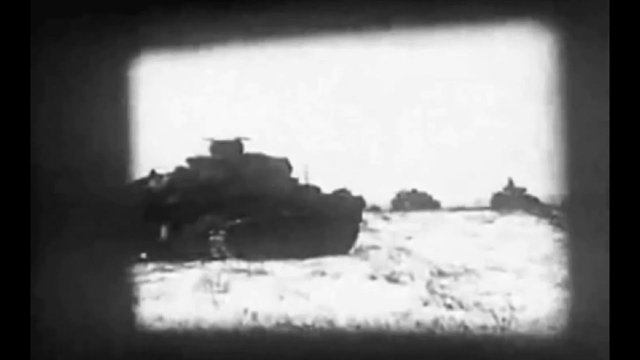 Die Frontschau No 7 Attack by Infantry and Tanks Against a Village 1941 German Eastern Front Footage