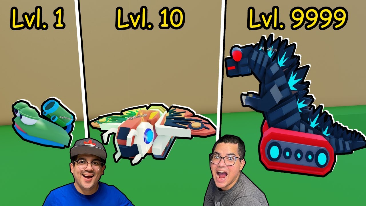 EVOLUÇÃO MÁXIMA DE UM MINI ROBÔ ATÉ O GODZILLA DE METAL GIGANTE!