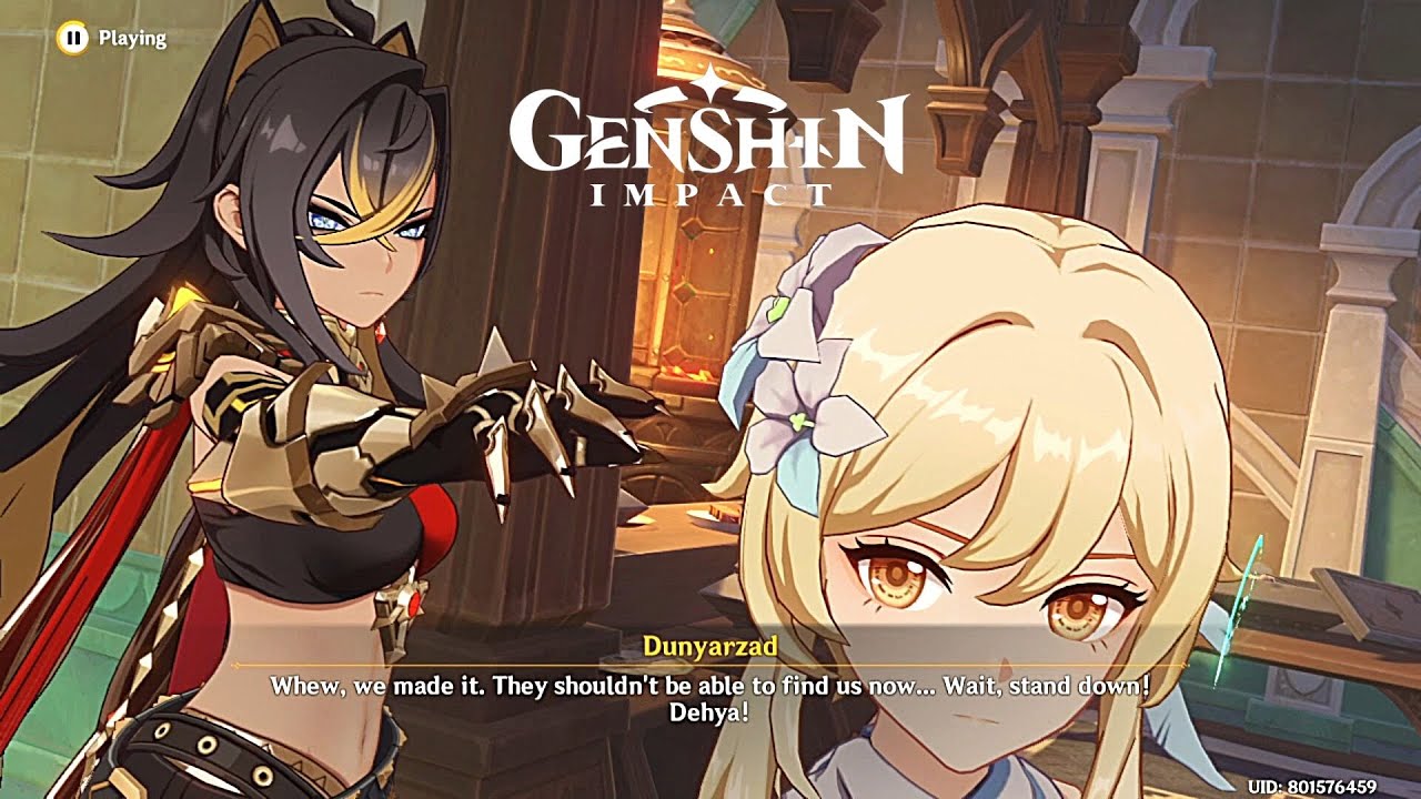 Dehya First In-Game Appearance Cutscene - Genshin Impact