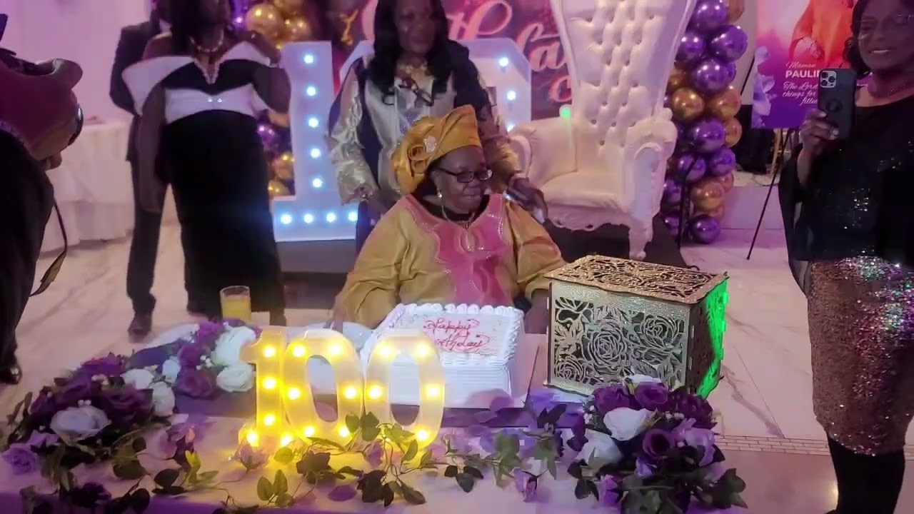 Centenary birthday maman Pauline Kwata