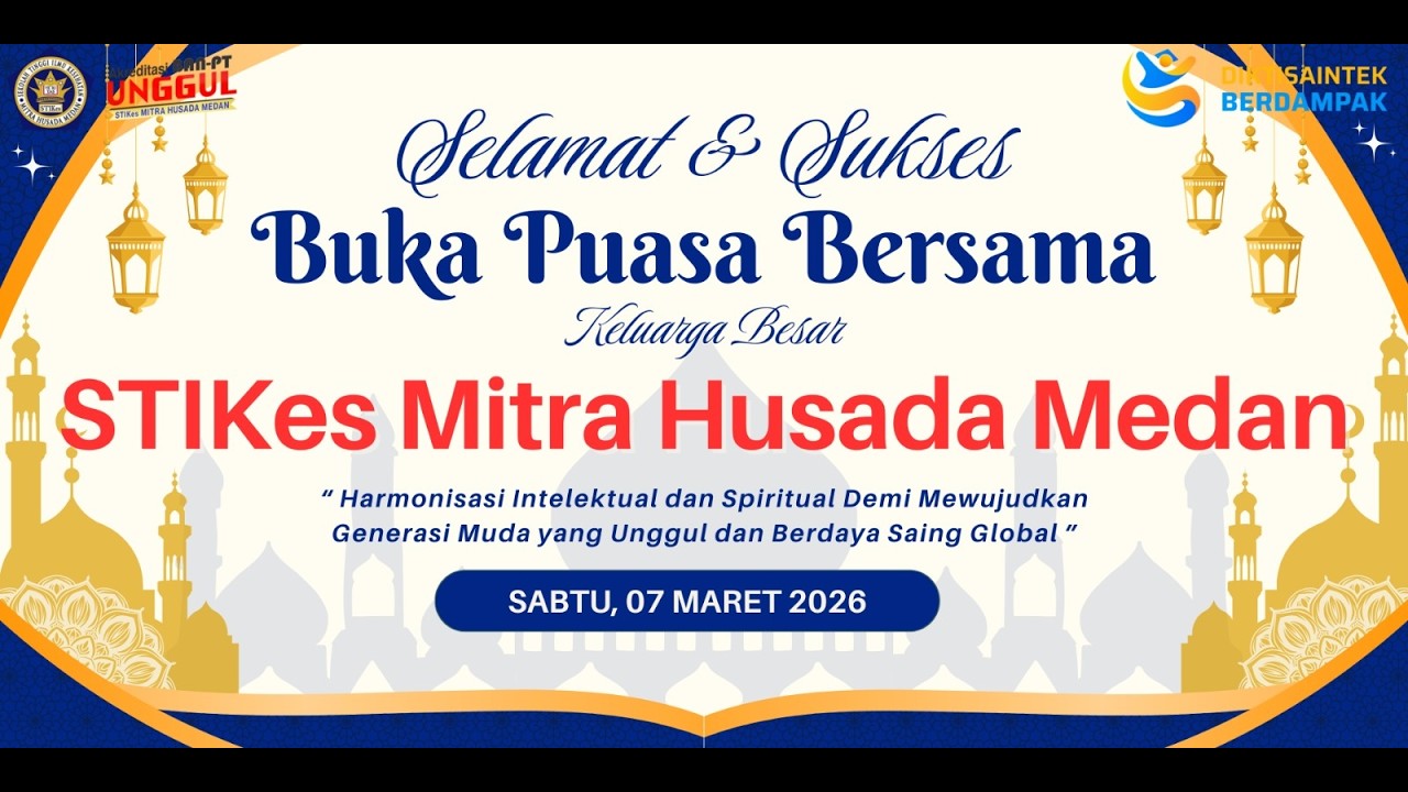 Selamat & Sukses Acara Buka Puasa Bersama Keluarga Besar STIKes Mitra Husada Medan, 07 Maret 2026