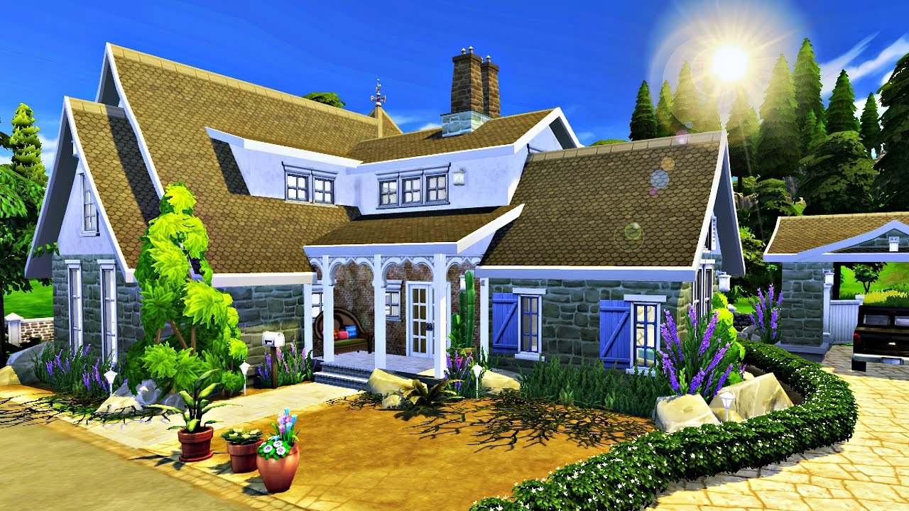 The Sims 4 - FRENCH COTTAGE w/ SpringSims | Speed Build