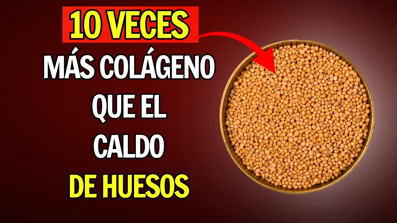 LA SEMILLA CON 10 VECES MÁS COLÁGENO QUE EL CALDO DE HUESOS | RECUPERA LA FUERZA DE TUS PIERNAS