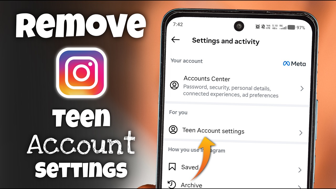 How to Remove Teen Account Settings in Instagram | Instagram se Teen Account Settings Kaise Hataye