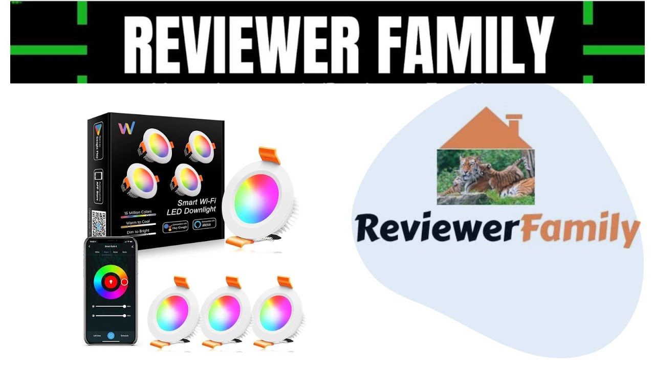 LightingWill 2 Inch Recessed Lighting, Smart WiFi LED Downlight