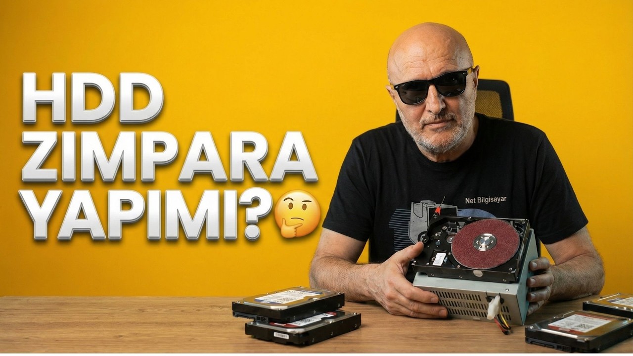 Harddisk'ten Zımpara Taşı Yapımı  | HDD Bileme Taşı