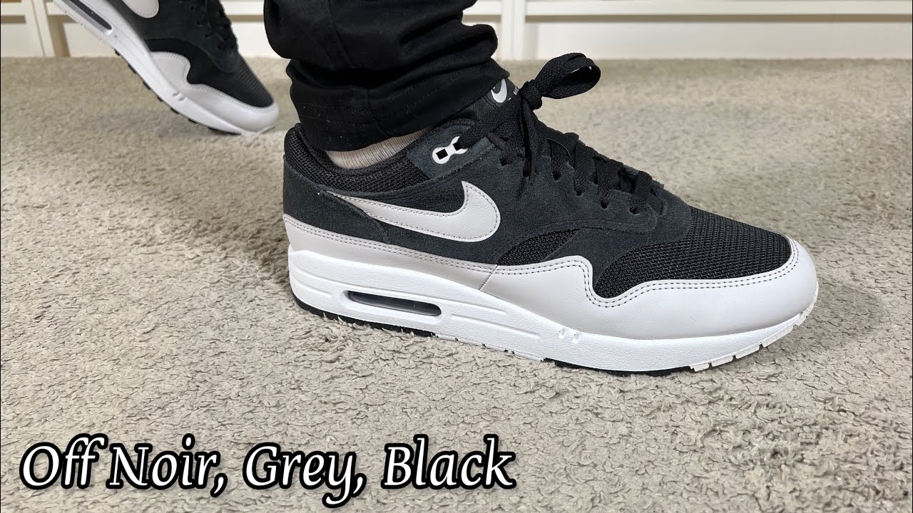 Nike Air Max 1 Off Noir, Grey& Black Review& On foot
