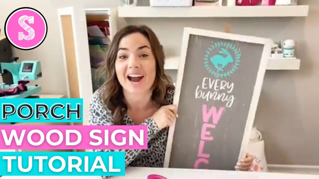 Vinyl Porch Sign Tutorial for Beginners 😍