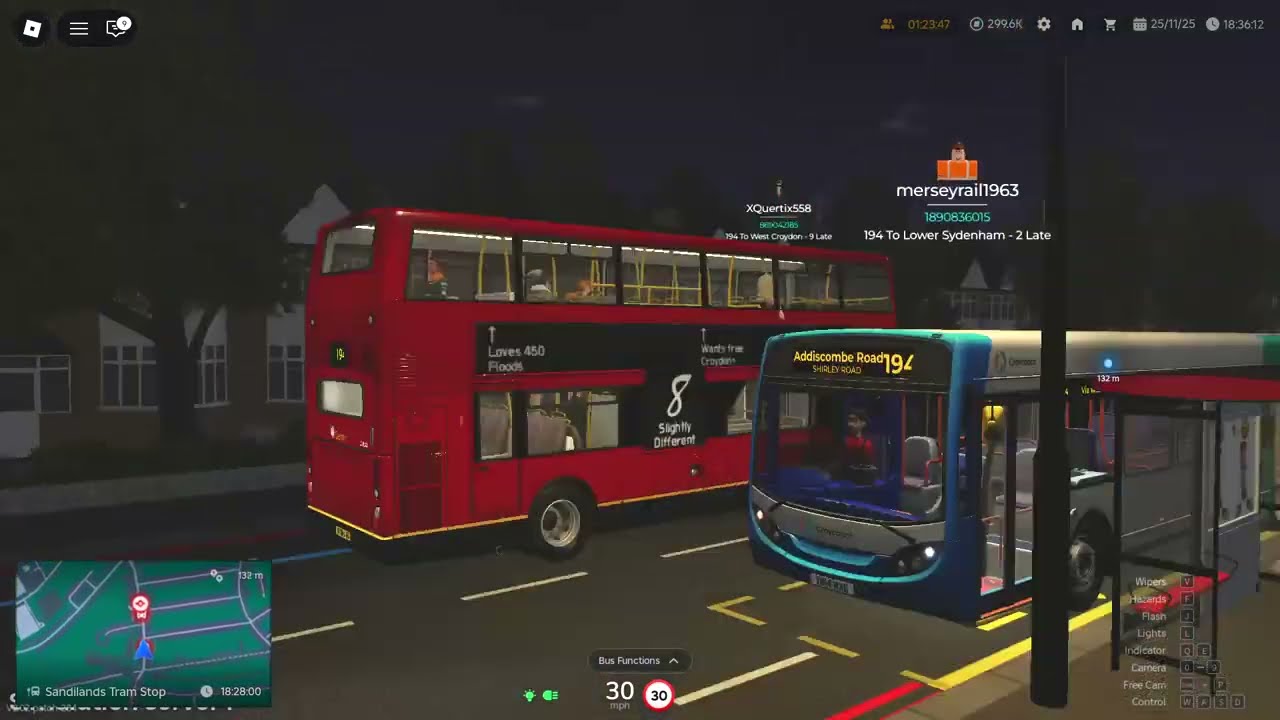 Roblox Croydon 194 Flood(Shift)Driving Sim Server Shirley-WC