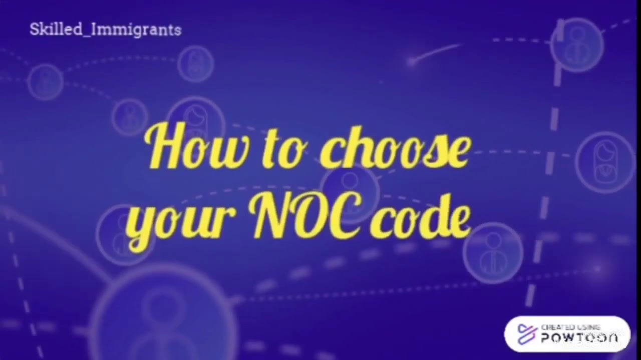 How to find your NOC code