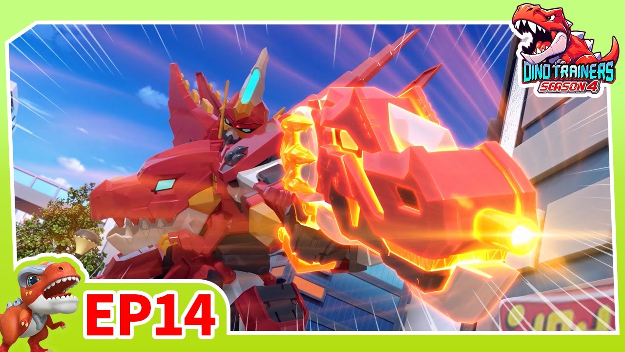 ⭐️New⭐️Dino Trainers Season 4 | EP14 Back to the Present | Dinosaurs for Kids | Robot Cartoon
