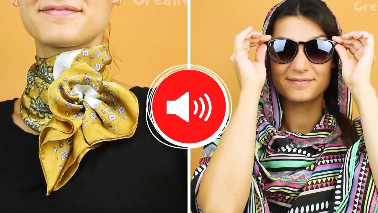 15 modi di indossare foulard e sciarpa 😍