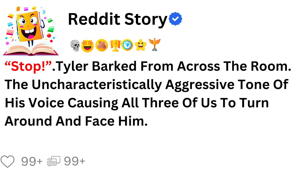 “Stop!”  Tyler Barked From Across The Room.The Uncharacteristically Aggressive #story