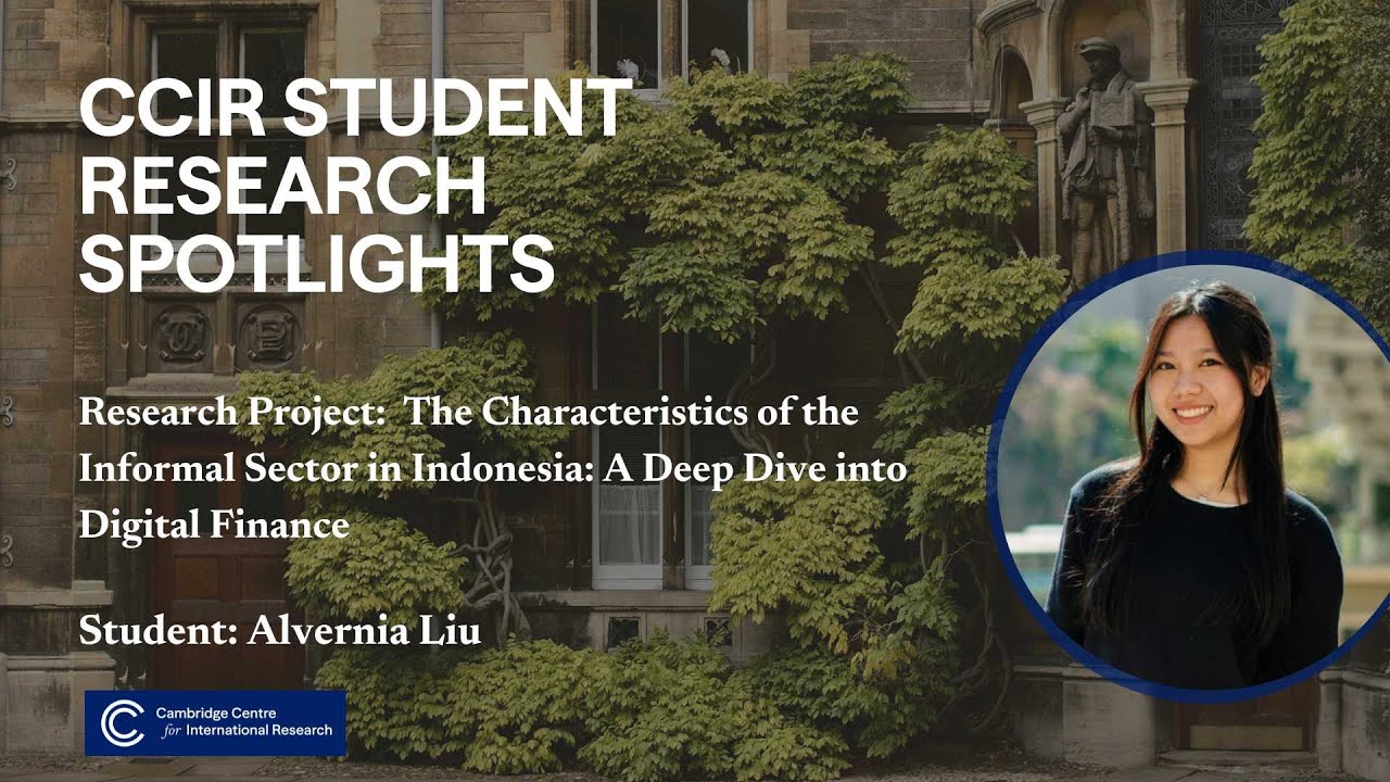 CCIR Students Spotlights: Alvernia on Characteristics of the Informal Sector in Indonesia