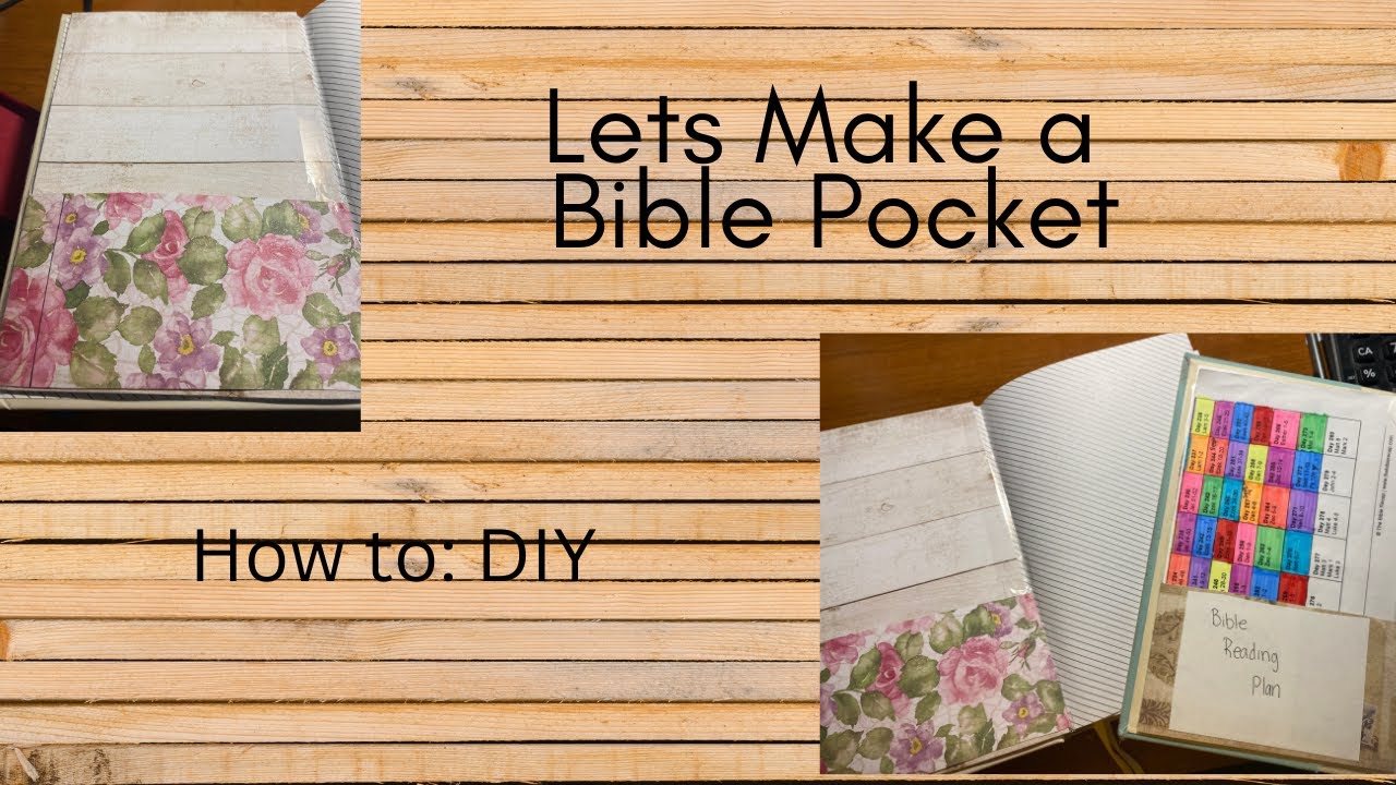 Bible Pocket DIY- 2022