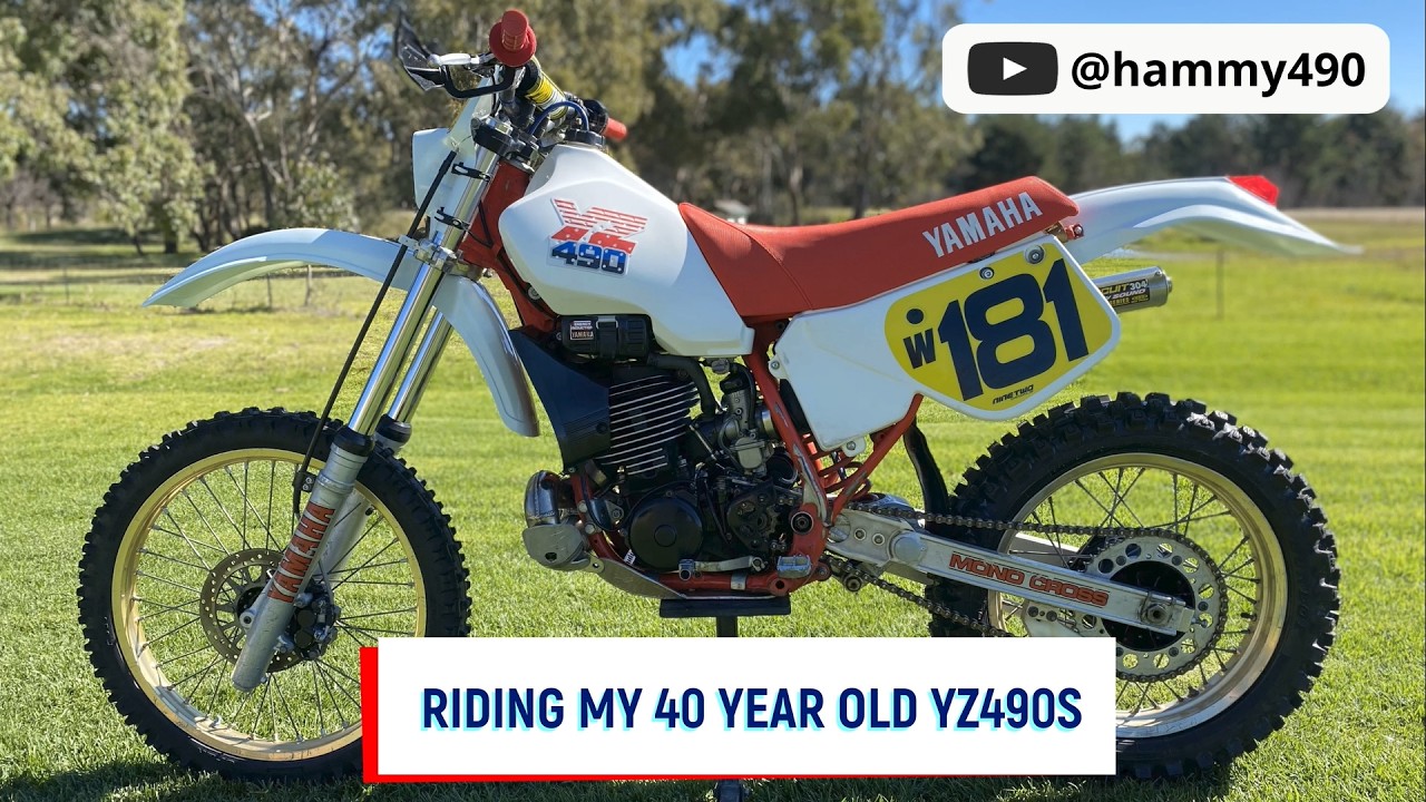 Hammy 490 - 1986 Yamaha YZ490S - Riding the ranges