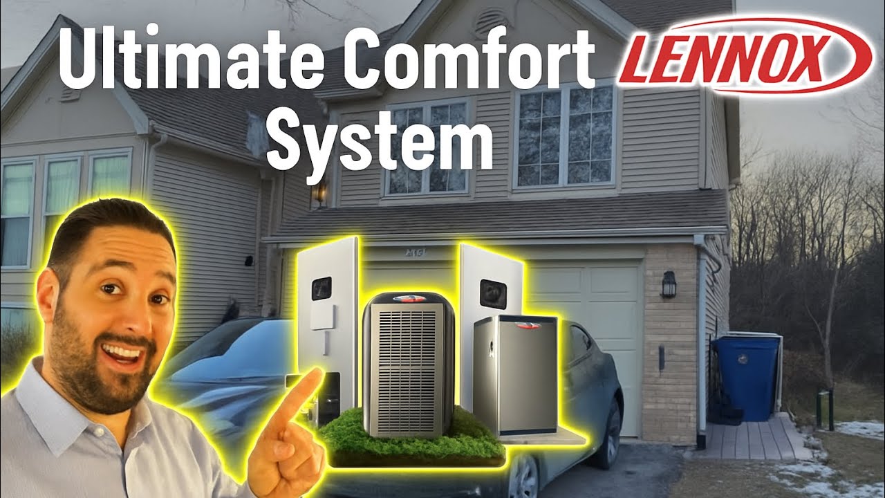 Lennox Ultimate Comfort System Tour - SL25XPV Heat Pump and SLP99V Gas Furnace