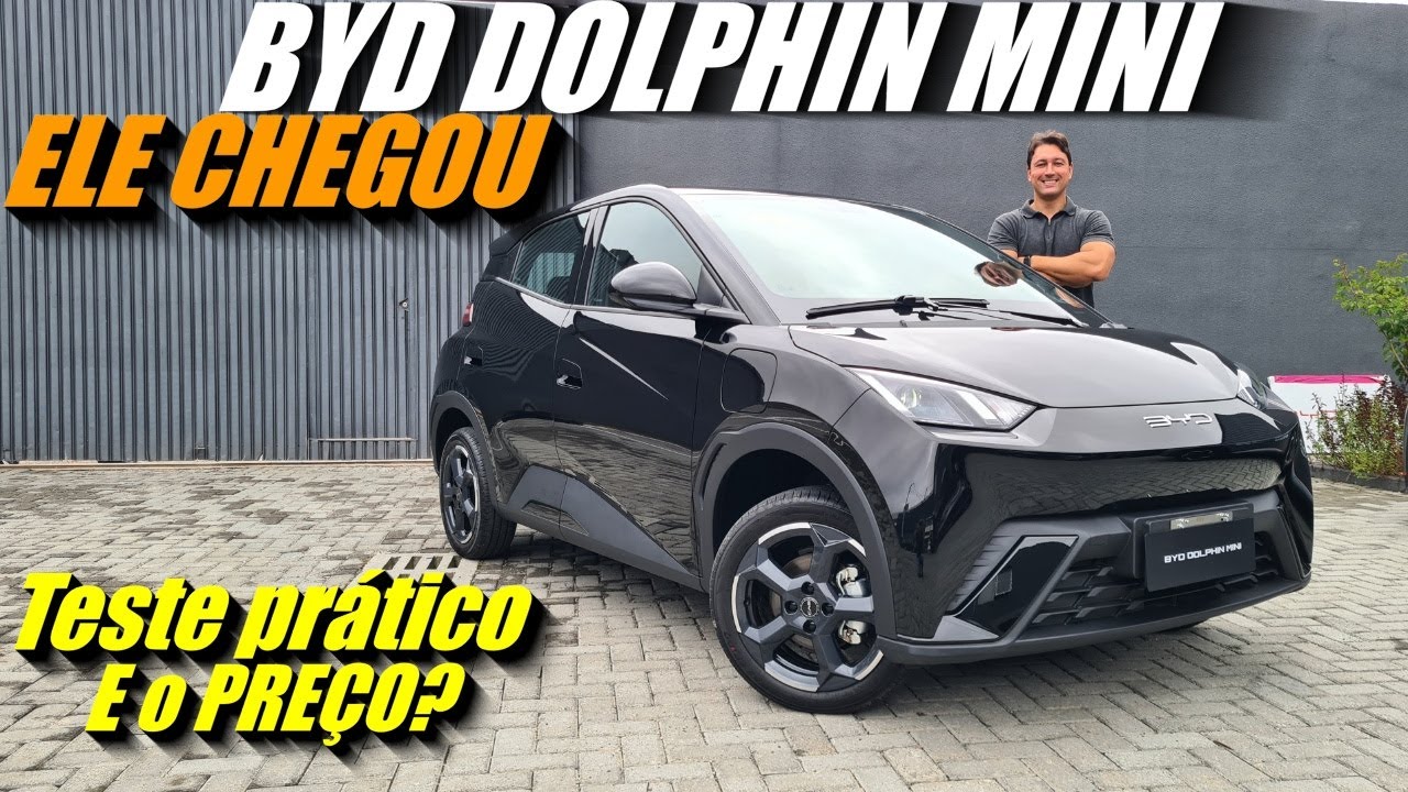 Testei o BYD DOLPHIN MINI - Primeiras impressões do Mini Dolphin - E o Preço?