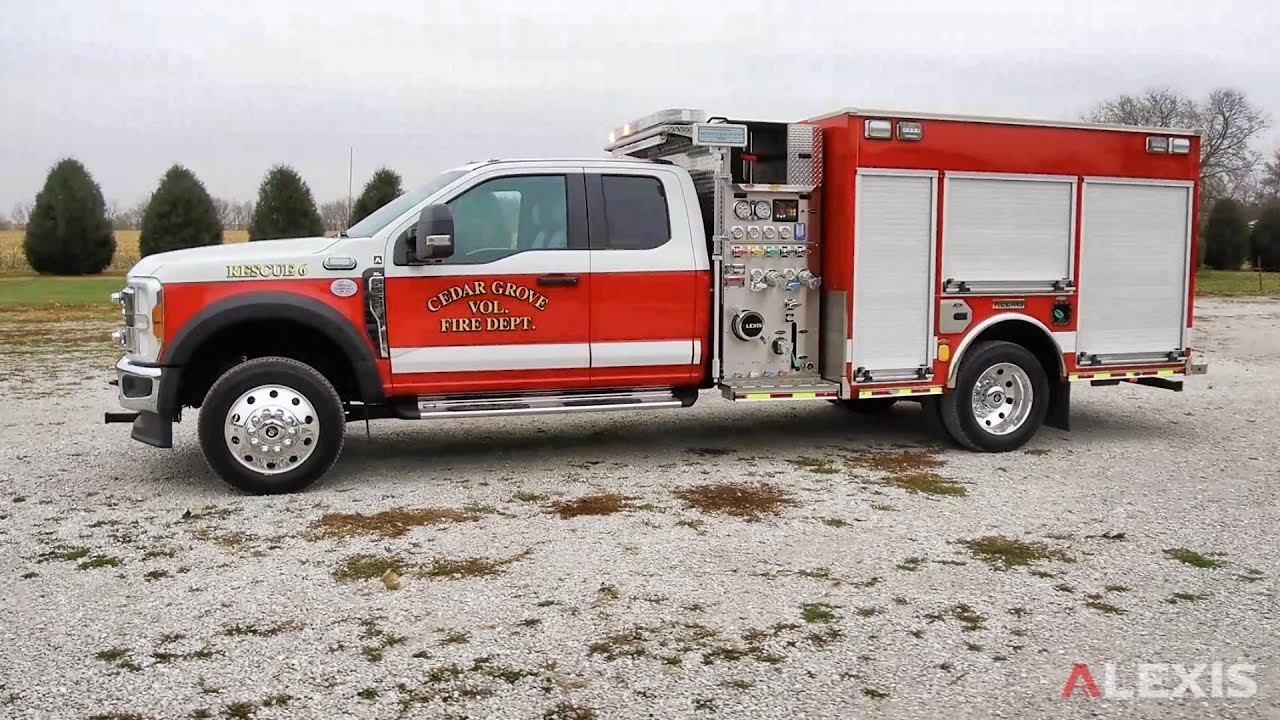 CEDAR GROVE VOLUNTEER FIRE DEPARTMENT - ALEXIS 1250 GPM MINI PUMPER #2509 - CEDAR GROVE, WV