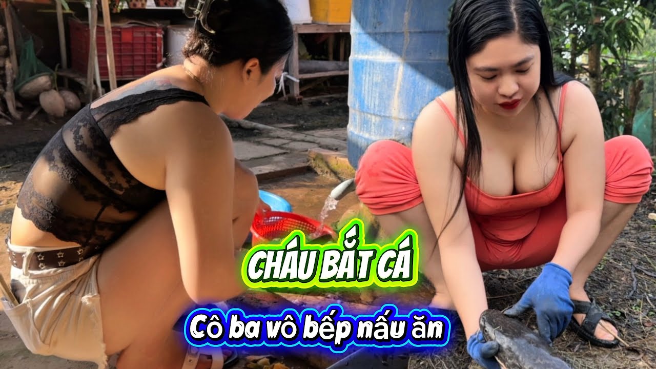 Cô 3 của Mẫn mua dồi trường xào thơm, món ăn thơm ngon hấp dẫn