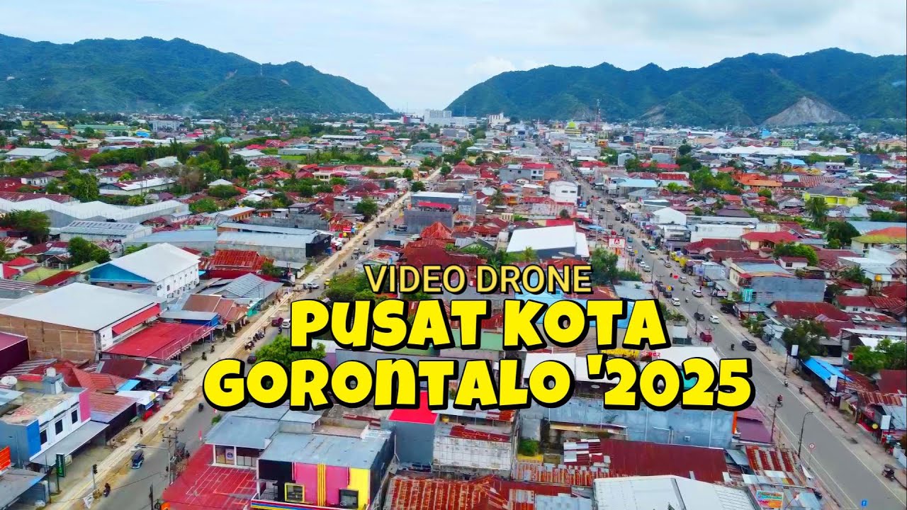 Kota Gorontalo dari udara tahun 2025