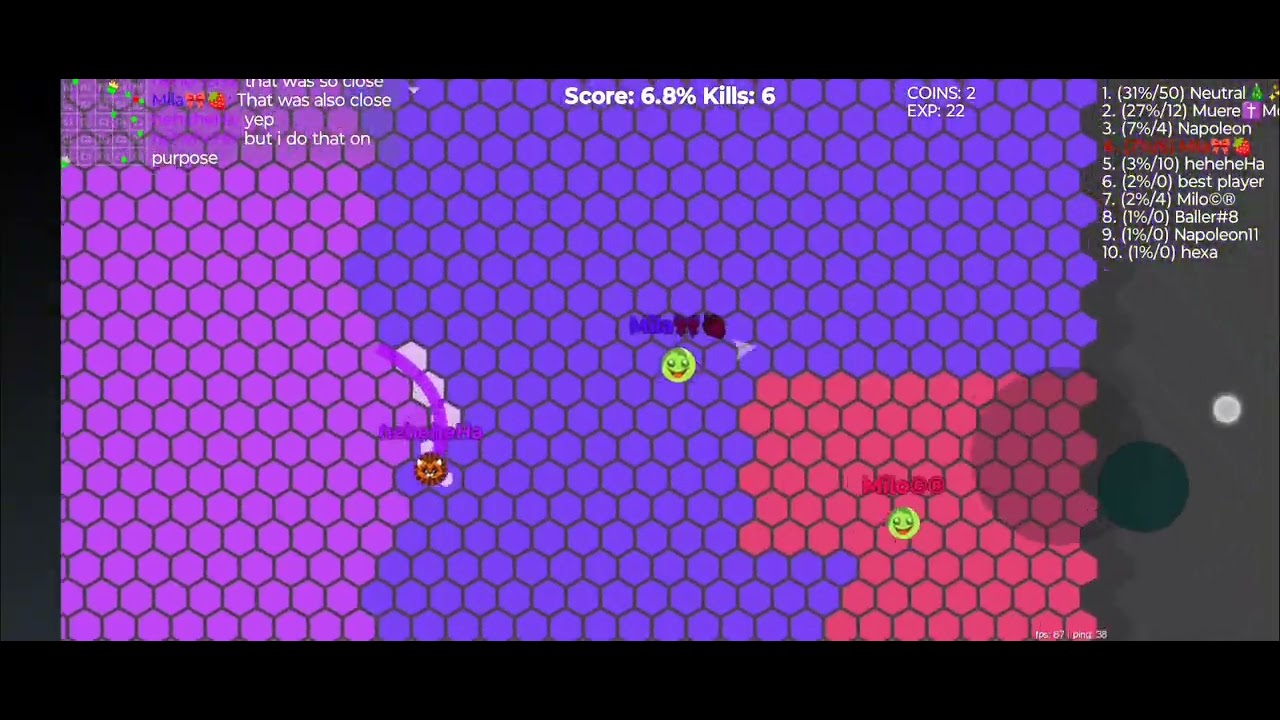 Hexa.IO Mila Vs 