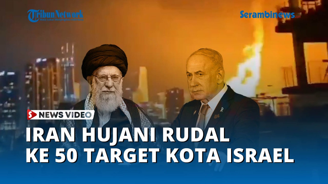 Iran Hujani 50 Target Kota Israel dalam 5 Jam, Pangkalan Militer AS hingga IDF Jadi Sasaran