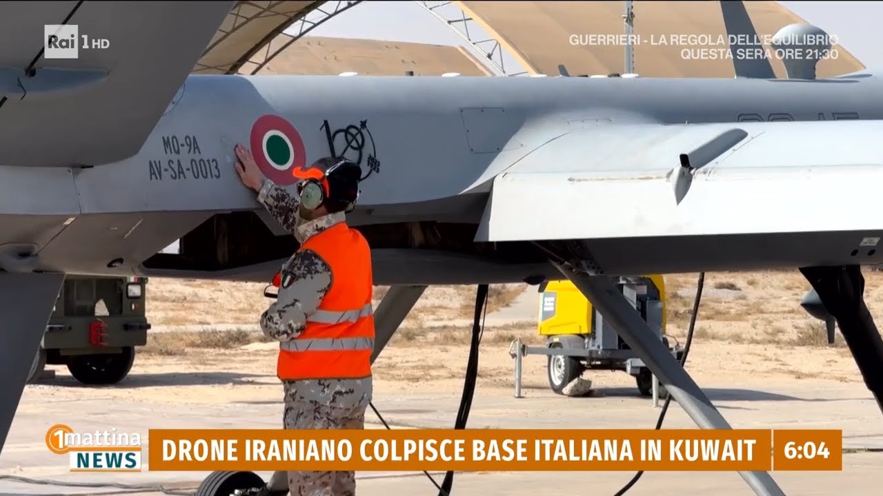 Attacco con drone alla base in Kuwait, nessun ferito - 1mattina News 16/03/2026