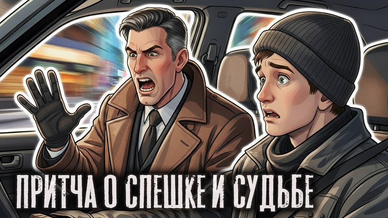ПРИТЧА О СПЕШКЕ И СУДЬБЕ.  После Которой Ваш Взгляд на Жизнь Изменится | Притчи в анимациях