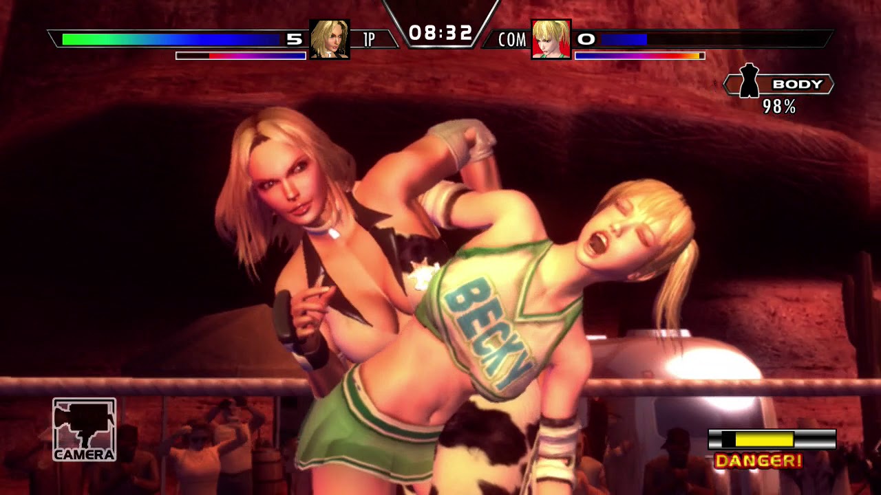 Rumble Roses Dixie Clemets vs Becky