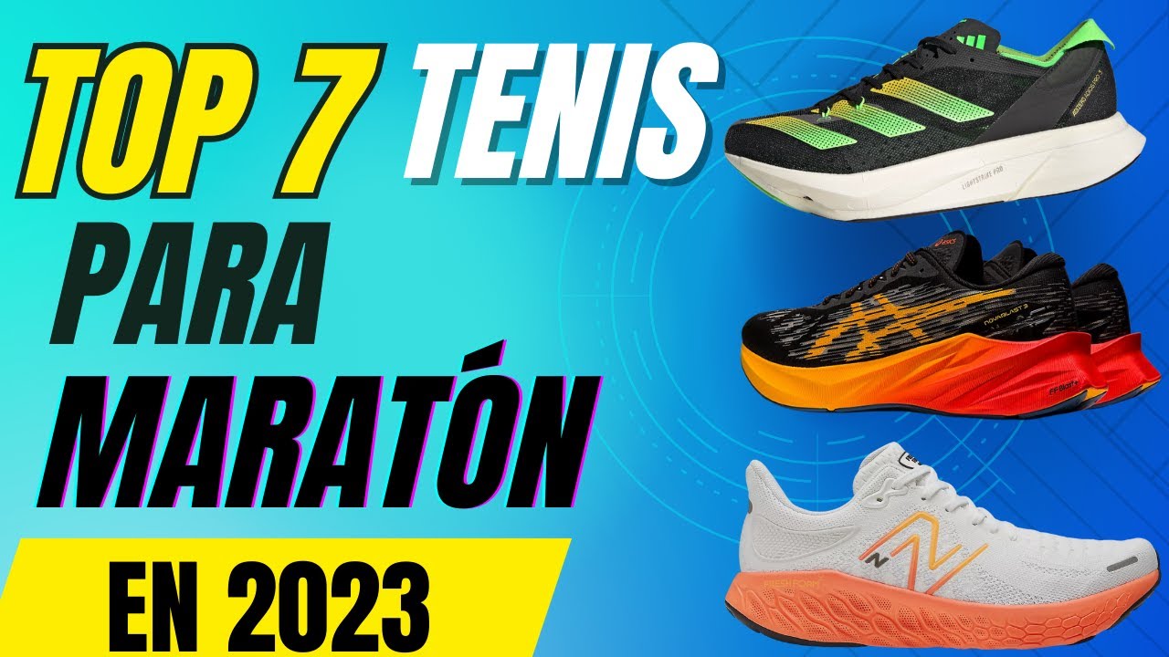 Consigue el R&Eacute;CORD⚡️: Los MEJORES 7 TENIS para correr un MARAT&Oacute;N 2023👟🏃🏻&zwj;♀️