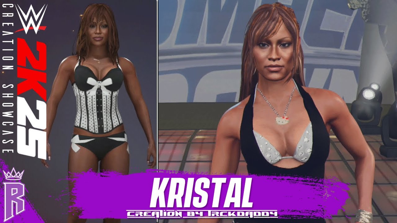Демонстрация творений WWE 2K25: Кристал Маршалл #WWE2K25 #KristalMarshall