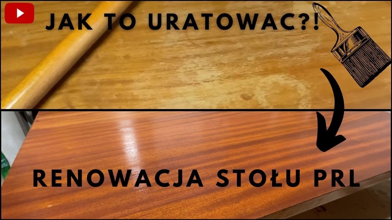 Renowacja stołu PRL || JAK URATOWAĆ FORNIR?! || @Mojsiek
