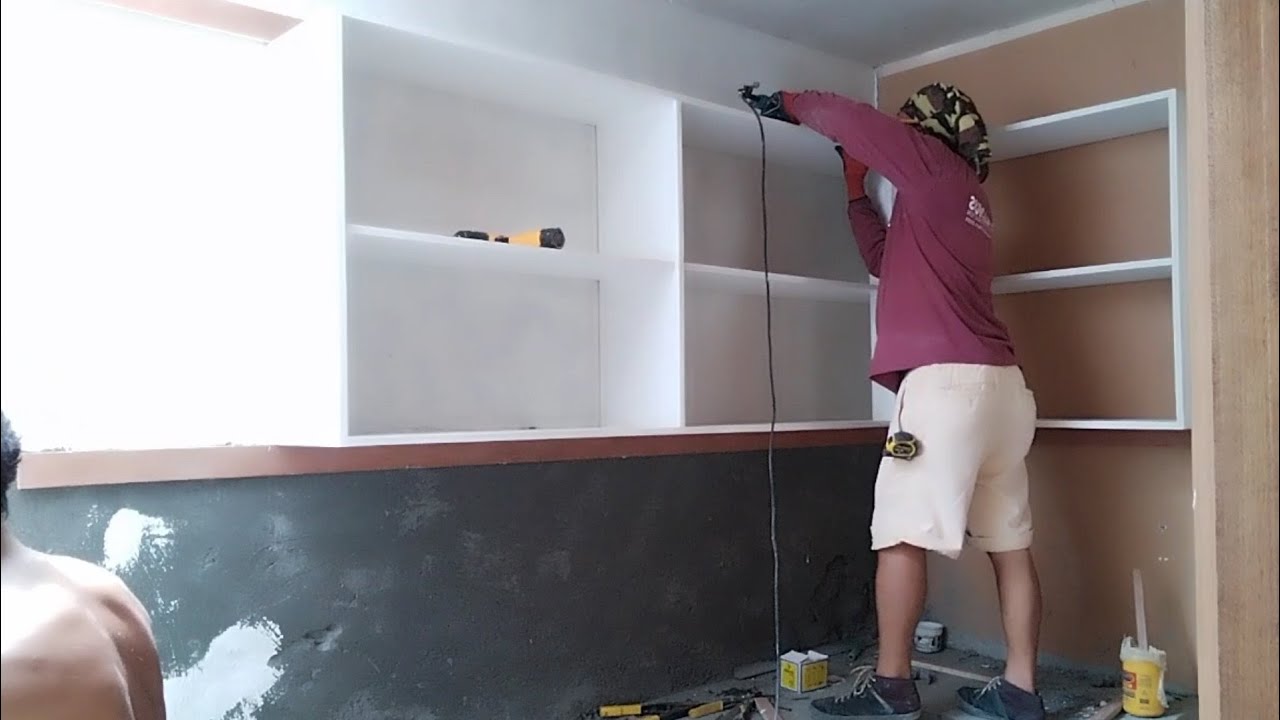 L-shape type Hanging Cabinet/Hanging cabinet design/Cabinet design/Kulotz Nacua tv