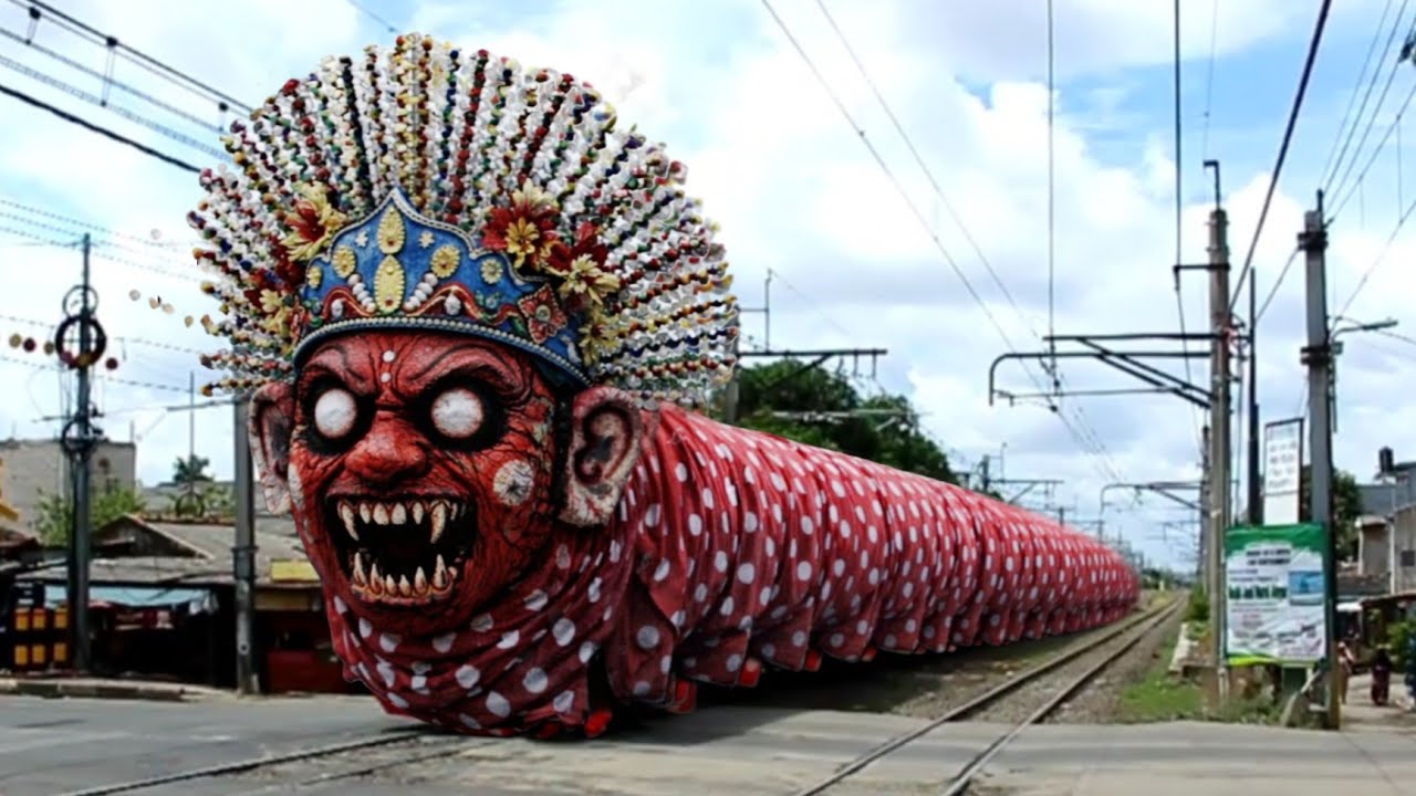 🚆 KERETA API BERUBAH JADI ONDEL-ONDEL RAKSASA 😱 | Fenomena Paling Aneh di Dunia!